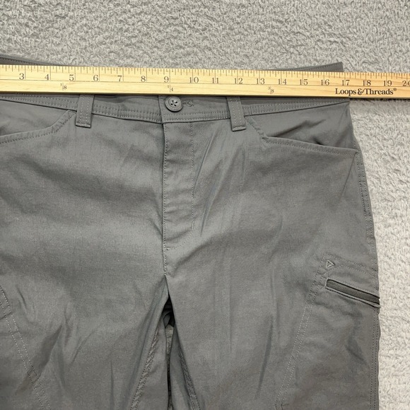 Eddie Bauer First Ascent Guide Pro Pant Men 34x32 Gray Nylon Stretch Hiking - Picture 3 of 12